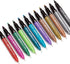 ZEYAR Acrylic Paint Pen, Needle Extra Fine and Chisel Point, 12 Metallic Colors, Waterproof Ink, Works on Rock, Wood, Glass, Metal, Ceramic and Mo...
