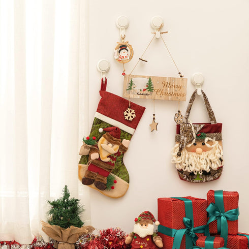 TAILI Suction Towel Hook for Bathroom, Damage-Free Hanging Hooks for Inside Shower Wall, Powerful Vacuum Suction Cup Shower Holder for Towel, Loof...