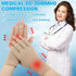 Woanger 2 Pairs Seamless Lymphedema Compression Gloves 20-30 mmHg Fingerless Compression Gloves...