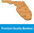Camco 53111 Bamboo Cutting Board, Florida-Shaped - Perfect for Kitchen Use or Wall Decoration - Moisture Resistant...