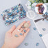SUNNYCLUE 1 Box Fish Glass Beads Electroplated Glass Fish Beads for Jewelry Making Beading Bracelet Kit Summer Ocean Mermaid Bead Elastic Crystal ...