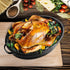 Roasting Rack, Black with Integrated Feet, Enamel Finished, Nonstick, fit for 13 inches oval roasting pan, safety, dishwasher, Great for Basting, ...