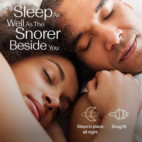 Alpine SleepDeep - Soft Ear Plugs for Sleeping and Concentration - New 3D Oval Shape and Noise Reducing Gel for Better Attenuation - 27 dB - Ideal...