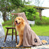 Extra Large Dog Towels for Drying Dogs Super Absorbent Soft Microfiber Pet Bath Grooming Towel for Dogs Cats and Other Pets (XL-55" * 36", Brown)...