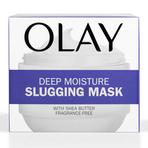 Olay Deep Moisture Slugging Mask with Shea Butter, Fragrance Free, 3.4 oz...