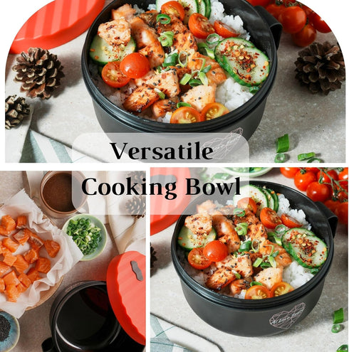 AI LOVE PEACE Ramen Bowl,Ramen Cooker,Microwave Ramen Bowl, Large Noodle Bowl 40 oz,Microwave Soup Bowl,Portable Noodle Bowls, Ramen Bowl Microwav...