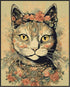 Posterizer 1 pcs-cute retro themed cat in clothes 4-Art for Animal Lovers-Retro Art-Decor for Home & Office- unframed wall art...
