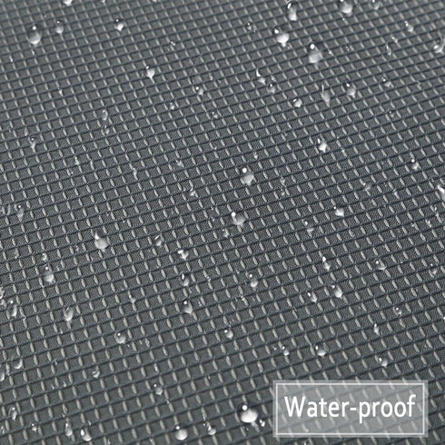Tier Curtains, Waffle Woven Textured Kitchen Tier Curtains Cafe Curtains, Waterproof Half Window Covering Short Curtain for Bathroom - 30" x 24", ...