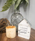 Rustic House-Shaped Mini Wood Block Sign (I Choose to Stay Home) 3"W x 4"H x 1"D...