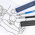 2mm Mechanical Pencil Set, 2 Pieces Artist Carpenter Drafting Pencils 2.0 mm with 2 Tube Lead Refill (HB, 2B), Art Lead Holder Metal Marker for Dr...