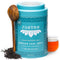 JusTea KENYAN EARL GREY | Loose Leaf Black Tea | Tin with Hand Carved Tea Spoon | 40+ Cups (3.2oz) | High Caffeine | Award-Winning | Fair Trade | ...