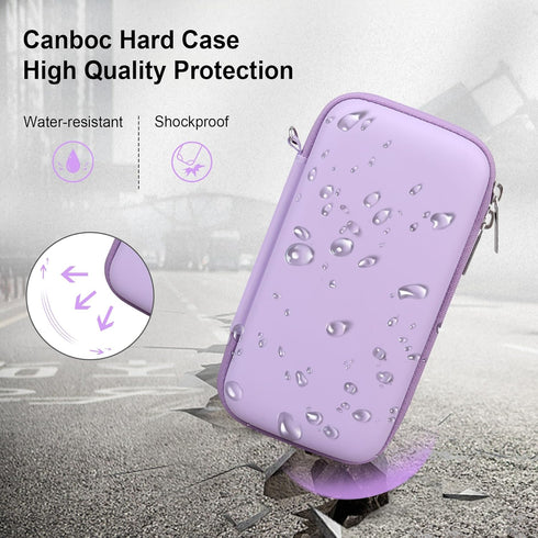 Canboc Carrying Case Compatible with Polaroid Hi-Print 2nd Generation Bluetooth Connected 2x3 Pocket Photo Dye-Sub Printer, Mesh Pocket fits Cable...