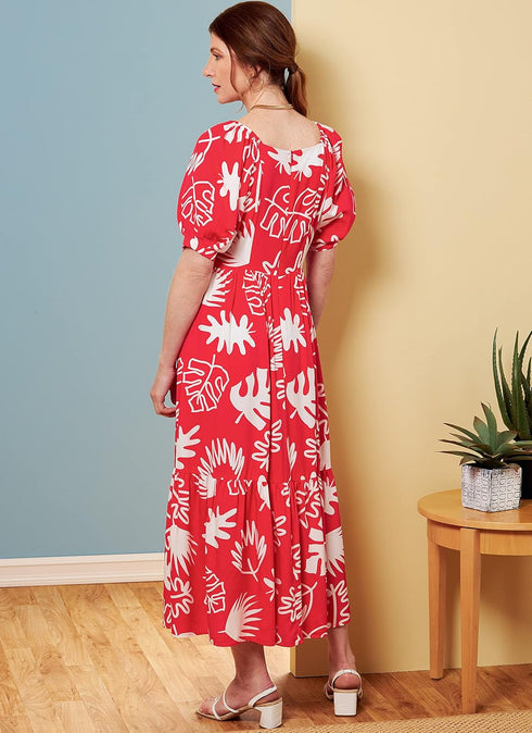 Butterick Misses' High Waisted Dress Sewing Pattern Kit, Design Code B6872, Sizes 8-10-12-14-16...