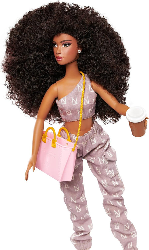 Naturalistas Fashion Pack Coffee Casual 7-Piece Outfit and Accessories Set for 11.5-Inch Tall Naturalistas Dolls, Designed and Developed by Purpos...