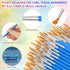 Paint Brushes Set for Acrylic Painting, 100 Pcs Art Paint Brushes Round Acrylic Paint Brushes, Nylon Paint Brushes for Kids Adults Oil Watercolor ...