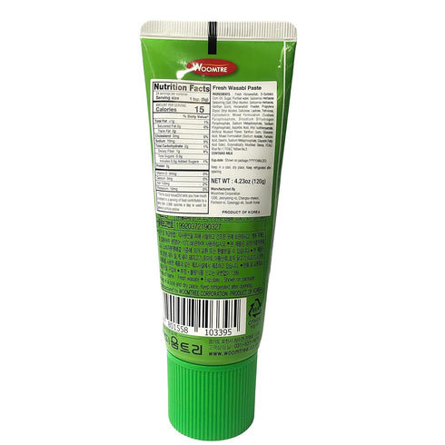 Woomtree Fresh Wasabi Paste, 4.2 oz -Tube | Korean Food |...