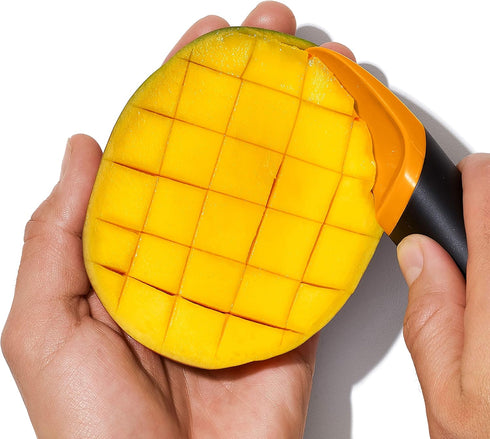 OXO Good Grips Mango Slicer with Scoop,Orange 1 x 1.5 x 7"...