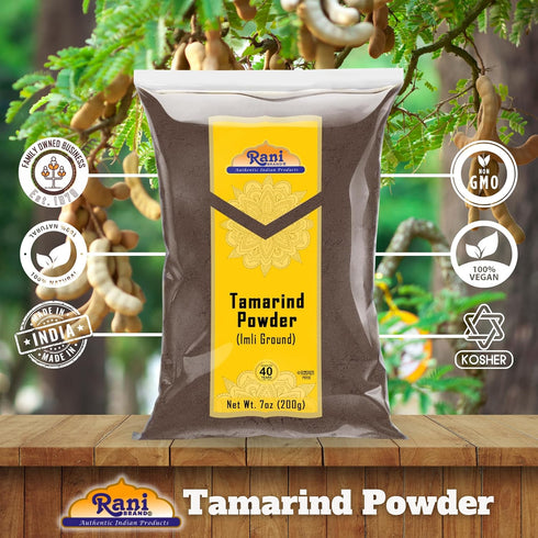 Rani Tamarind Powder (Imli) 7oz (200g) ~ All Natural| No Added Sugar/Salt | Vegan | Gluten Friendly | Kosher | NON-GMO | Indian Origin...