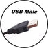 3pcs Extension Cable USB to DC Cable - 5V USB 2.0 Port Male to DC 5V Male 3.5mm x 1.35mm Power Cord Black 100cm(3.3ft)...