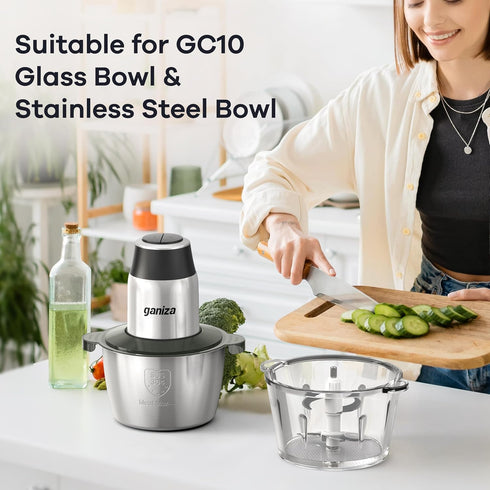 Plastic Cover Compatible with Ganiza GC10 Food Processor, Suitable for GC10 8 Cup Glass Bowl & 8 Cup Stainless Steel Bowl,1PCS...