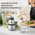 Plastic Cover Compatible with Ganiza GC10 Food Processor, Suitable for GC10 8 Cup Glass Bowl & 8 Cup Stainless Steel Bowl,1PCS...