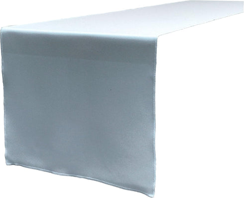 LA Linen Polyester Poplin Table Runner, 14 by 108-Inch, Blue Light...