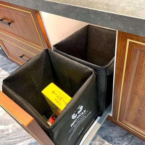 Recycle Bins for Kitchen,Ultra-Large Capacity Recycle Waste Bin Bags for Kitchen Home Trash Sorting Bins Organizer Baskets,29 Gal Series(2pcs)...