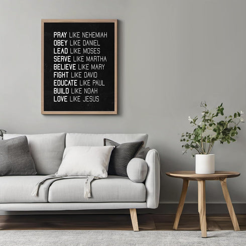 Posterizer 1 pcs-Spiritual Role Models Encouraging Wall Art-Religious Posters-Gifts for Christians - Gift for Men Women Entrepreneur Teens - Decor...