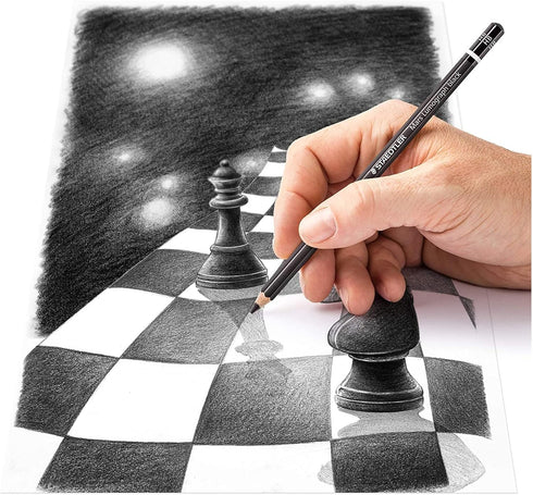 2 Pack Drawing or sketch pencils Wood (100B G6)...