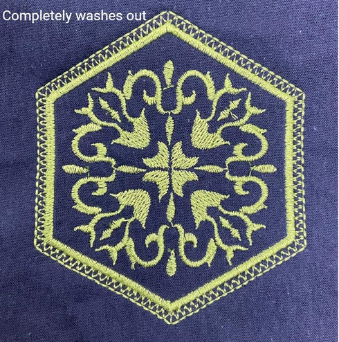 Wash Away Water Soluble Embroidery Stabilizer and Topping 12" inch x 15 Yard by H.B.I. Products...
