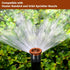 10 Pieces Variable Arc Nozzle, Replacement Pop-up Sprinkler Heads Compatible with Most of Adjustable Pop Up Sprinkler Spray Head for Garden Lawn I...