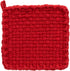 Friendly Loom | 7” Traditional-Sized Red Potholder Weaving Loops | Craft 2 Cotton Potholders...