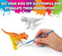 STEM.org Dinosaur Painting Kit for Kids with Dino Trivia-Dinosaur Crafts for Kids Ages 3-5 + w/ 2T-Rex Dinosaur Set - Screen Free, Educational Din...