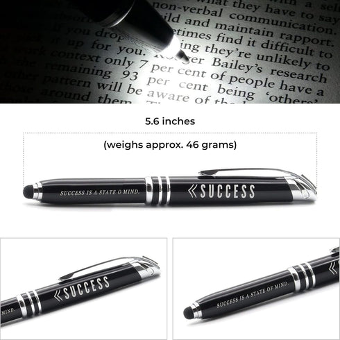 Inkstone Success Motivational Business Penlight with Illuminated Writing Tip and Stylus...