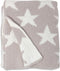 Living Textiles Grey Stars Chenille Soft Baby Blanket Reversible Premium Cozy Fabric for Best Comfort - for Infant,Toddler,Newborn,Nursery,Boy,Gir...
