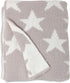 Living Textiles Grey Stars Chenille Soft Baby Blanket Reversible Premium Cozy Fabric for Best Comfort - for Infant,Toddler,Newborn,Nursery,Boy,Gir...