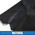 Car Shift Boot Cover Universal Gear Shift Knob Boot Dust Cover PVC PU Black with Blue Stitches...