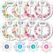 Eli with Love Baby Closet Dividers (Floral) – Fits 1.5" Rod - Set of 8 Baby Clothes Organizers – Organize Nursery Hangers Size/Age...