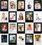 20 Packs Magnetic Photo Picture Frame Cute Mini Table Photo Frame Holder 3 Inches Plastic Colorful Photo Display Compatible with Fujifilm Instax f...