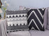 Set of 4 Decorative Throw Pillow Covers 18x18 Inch for Couch, Black and White/Cream Square Accent Pillows Case for Cushions Sofa Bed and Living Ro...