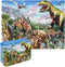 LELEMON Puzzles for Kids Ages 4-8,Tyrannosaurus 100 Piece Puzzles for Kids,Educational Kids Puzzles Ages 6-8 Jigsaw Puzzles in a Metal Box,Dinosau...