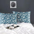 ZIMASILK 100% Pure Mulberry Silk Pillowcase for Hair and Skin Health,Both Sides 19 Momme Silk Floral Print,1pc(Queen 20''x30'',Blue Leaves)...