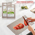 2PCS Cutting Board for Kitchen, Wheat Straw Fiber Cutting Board, Dish Washer Safe, w/Juice Grooves for Meat, Veggies, Easy Grip Handle, Non-slip S...