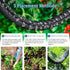 Flat Soaker Hose 25 50 ft for Garden Beds Heavy Duty Double Layer Drip Hose Linkable Drip Irrigation Hose Save 80% Water for Garden Lawn Flower Be...