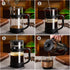 French Press Coffee Maker, Coffee Press of 18/8 Stainless Steel Filter 11.8 OZ, Mini Camping French Press for Travel& Home Gift(Black)...