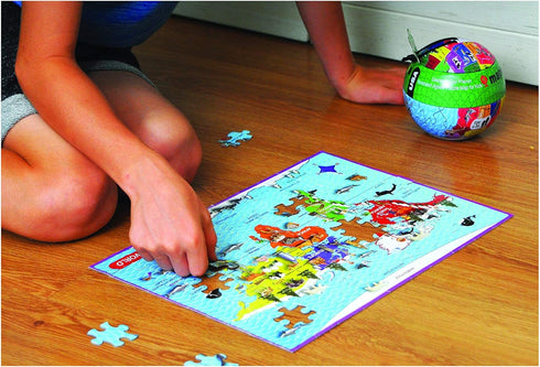 The Purple Cow - Mapedia Solar System Map Puzzle - Maps Game Set for Kids - for Both At Home & On The Go! A Puzzle of 100Piece, Model:699...