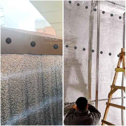 50PCS Black Plastic Nylon Rivet Clips Furniture Assembly Shelves Retainer Vapor Barrier Christmas Tree Fasteners for Crawlspace Barrier Poly Liner...