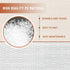 Kigley 2 Bundles 120 ft Wicker Repair Kit Round Synthetic Rattan Weaving Material White Plastic Wicker Repair Supplies Replacement Basket Weaving ...