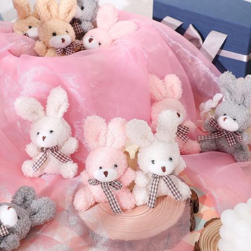 12 Pcs Mini Plush Stuffed Animal Bulk 4 Inch Back to school Halloween for DIY Kids Birthday Carnival School Prizes Gift Goodie Bag Filler(Pink, Ap...