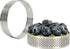 4 Pieces Perforated Tart Ring, 8cm High Grade Stainless Steel Heat-Resistant Cake Dessert Ring, 3.15 inch Pastry Mold Round...
